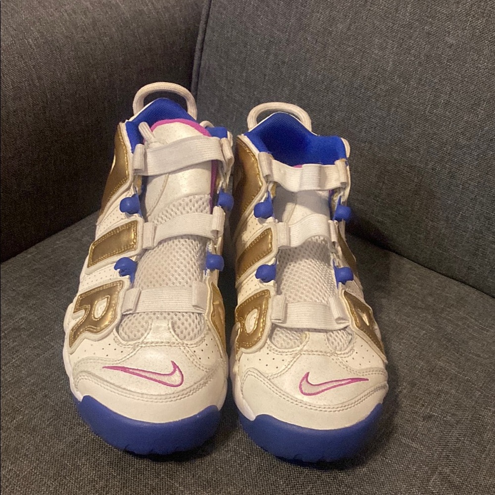 Nike Kids' Gold and White Sneakers